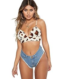 Pantalones cortos de mezclilla con cintura alta para dama