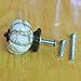 HanLingGG Cabinet Knobs 10 Pack Ceramic Antique Pumpkin Door Knob Cupboard Dresser Drawer Kitchen Furniture Pulls Handles with 3 Kinds of Screws