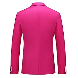 MOGU Mens 2 Piece Suit Slim Fit Double Breasted