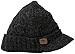 The Yukon Brim Chunky Knit Warm Beanie Hat, Black, One Size