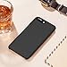 TORRAS Love Series iPhone 8 Plus Case/iPhone 7 Plus Case, Liquid Silicone Gel Rubber Case with Soft Microfiber Cloth Lining Cushion Compatible with iPhone 8 Plus/iPhone 7 Plus, Matte Black