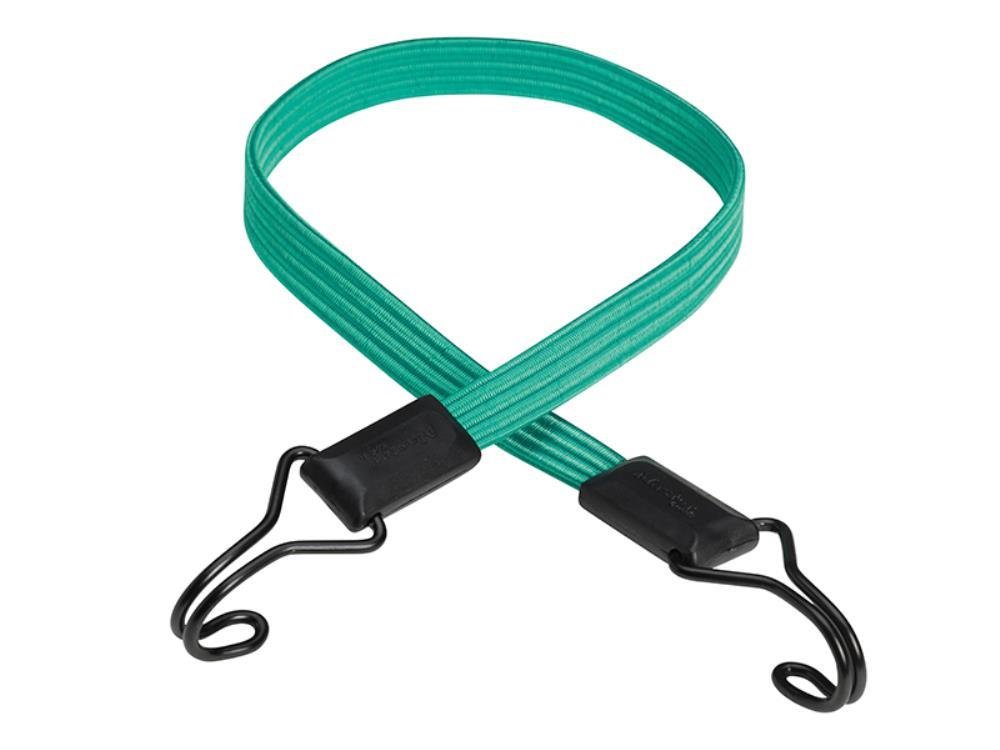 Master Lock Flat Bungee Cord 80 cm with Double Reverse Hook 3225EURDAT - Ideal for Transporting, Packing and Securing Loads Pack of 1