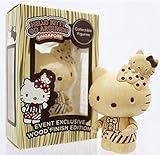 Hello Kitty Go Around Singapore Collectible Figurine - Wood Finish Edition