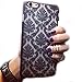 iPhone 6 Plus Case, LUOLNH Carved Damask Vintage Pattern Matte Hard Case Cover For iPhone 6/6s Plus 5.5 inch - Black