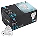Triangle Bulbs (6-PACK) LED 6-Watt Dimmable GU10 MR16 38° High Power 50W Equivalent, Warm White Light Bulbs, UL Listed, Energy star certified,