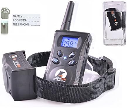 RANDOLP Dog Training Collar With 500 Yard Remote,Direct Selection of 3 Training Modes of Beep/Vibration/Shock,Blue Screen &amp; Rechargeable &amp; Waterproof Dog Training Collar
