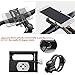 GUB Bicycle & Motorcycle Phone Mount, Aluminum Alloy Universal Bike Handlebar Phone Mount Holder Adjustable Compatible with iPhone X XR Xs 7s 8 Plus,Compatible with SamsungS9/S8/Note5/4 (Black)