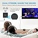 Paxcess Bluetooth Audio Receiver Transmitter 2-in-1 Optical Audio Bluetooth TOSLINK with aptX Low Latency 3.5mm Dual Stream for tv, Headphone, Speakers, iPod, iPhone, Tablets and More Output