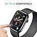 KKTICK [6 Pack] Screen Protector for Apple Watch Series 5 44mm / Series 4 44mm, [Anti-Bubble] [Max Coverage] HD Clear Flexible TPU Film Protector for iWatch 44mm, Easy to Install