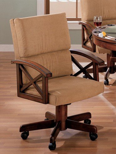 Marietta Upholstered Arm Game Chair