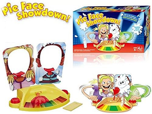 Pie Face Games, Pie Face Showdown, Double Interactive Cream Smashed Face Machine