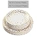 ALINK 150PCS Gold and White Disposable Paper Plates Cups Set, 50 Dinner Plates, 50 Salad/Dessert Plates, 50 9 oz Cups for Birthday Party, Wedding, Thanksgiving, Christmas, Bridal/Baby Shower Holiday