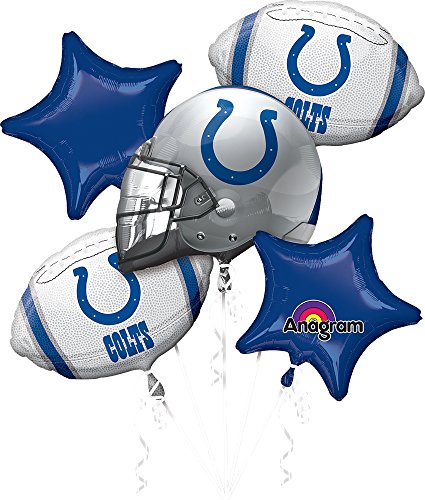 Anagram Bouquet Colts Foil Balloons, Multicolor