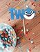 OMG Party Factory - Baby Cute Shark Cake Topper 2nd Birthday 