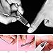 Cuticle Nippers,Vizmy Durable Cuticle Remover and Cutter Set- Cuticle Clippers + Ingrown Toenail Lifter + Nail File - Professional Grade Stainless Steel Manicure and Pedicure Tool