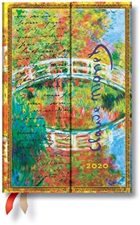 Paperblanks 2020 Diary Monet, Letter to Morisot Mini Week-to-View 12 Month Planner