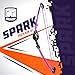 Bear Archery Spark Youth Bow Set, Recommended for Ages 5 to 10, Ambidextrous, Includes 2 Arrows, Armguard, Quiver