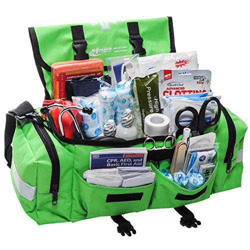 Emergency Response First Aid Bag 160 Pieces With Quikclot Dressing by MFASCO