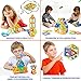 idoot Magnetic Blocks Building Set for Kids, Magnetic Tiles Educational Building Construction Toys for Boys & Girls with Storage Bag - 56Pcs