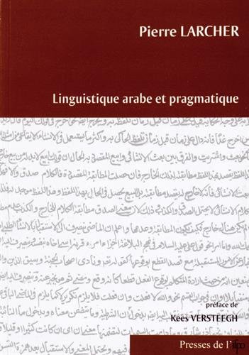 Linguistique arabe et pragmatique