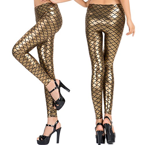 Halloween Cosplay Printed Mermaid Tight 