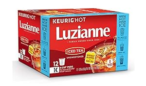 Image of Luzianne Unsweetend Specially Blended For Iced Tea K Cups - 12 Count Boxes - Pack Of 2