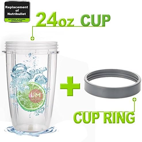 Tall Cup 24oz with Lip Ring for NUTRIBULLET 600W & 900W