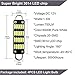 NAKOBO 561 Bulb 44mm Bright White Festoon LED Bulb, 20-SMD 4014 Rigid Loop 1.73
