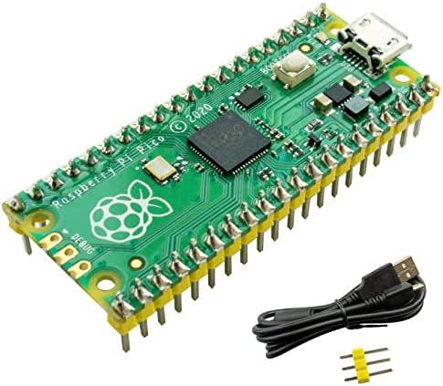 Ingcool Raspberry Pi Pico Microcontroller Board with Pre-soldered ...