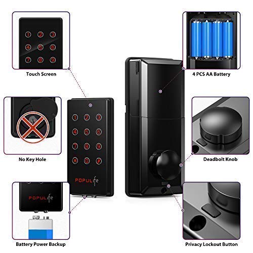 2 PopuLife+Smart+Unlocking+Bluetooth+Compatible