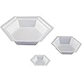 Heathrow Scientific Hexagonal Weigh Boats, Small-Sized (6 mL Capacity), Anti-Static, White, Pack of 500