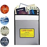 Fireproof Safe,Enord Fire Safe Heat Fire Water Resistant Bag (7