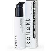 Kollekt Mandelic Acid Anti-Aging Serum for Wrinkles & Fine Lines, Gentle Facial Exfoliator for Large Pores, Dark Spots, Blackheads – with Lactic & Glycolic Acid | Gentle Daily Exfoliation + Hydration