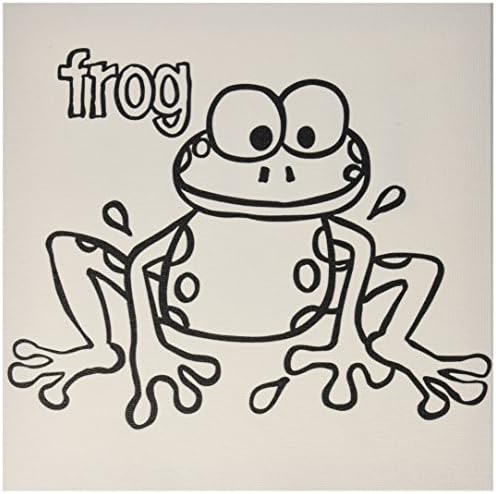 PaintaDoodle 12 x 12 Frog Canvas Painting Kit