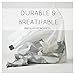 Diamond Laundry Mesh Laundry Bag for Washing Lingerie and Delicate Garments, Box of 1 White Bag with Exclusive 4 Inch Width Design