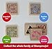 Emoji Animal Stamps 25 Pc Wood/Rubber Stamper Set - Cute Animal Gifts, Perfect for Animal Lover, Small Animal Stamps Include: Farm Animal, Jungle, Zoo, Dog, Cat, Owl, Monkey, Unicorn, Poo Stamps