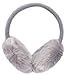 Kids Girls Winter Warm Faux Fur Plush Sequins Earwarmer Earmuffs Grey