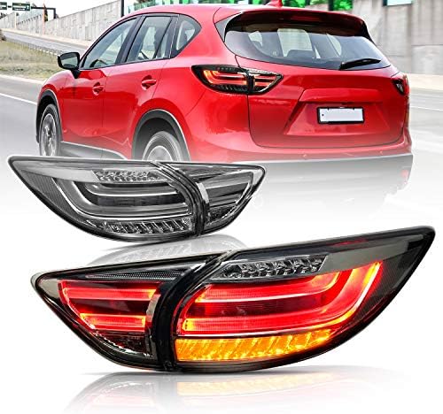 Yuanzheng マツダ アンクセラ Cx 5 Ke系テールランプled テールライト ファイバー スモーククリアー For Mazda 13 16