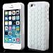 iAnko 3322687 Decompression Bubble Wrap Shell Puchi Soft Silicone Phone Case for Apple Iphone 5 5s - White