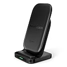 Wireless Charging Stand RAVPower 2 Coils 7.5W Qi-certified Fast Wireless Charger for iPhone X, 8 & 8 Plus with HyperAir Technology, 10W Qi for Galaxy S9, S9+, S8 & Note 8 and All Qi-Enabled Devices