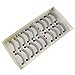 MapofBeauty 10 Pairs Of Handmade Natural Long And Thin Makeup False Eyelashes (Black-#01)