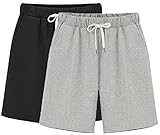 Vcansion Women’s Casual Shorts with Elastic Waist Drawstring