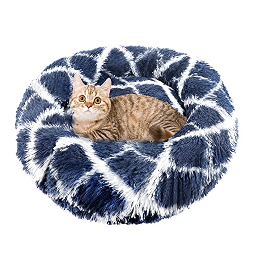 FOYOPET Calming Cat Bed for Indoor Cats, 23.6\