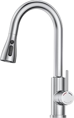 Rubinetto Lavello Cucina Estraibile Acciaio Inox Nichel