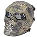 Outgeek Tactical Airsoft Mesh Mask Protective Full Face Costume Mask(Forest)