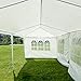mecor 10’x30’ Canopy Tent Outdoor Party Wedding Tent White Patio Gazebo Tent with 5 Removable Sidewall,Upgraded Stainless Steel Tube Waterproof Sunshade Shelter for Shows,Camping,BBQ
