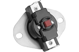 WKZO 80601 High Temp Limit Switch for Vogelzang VG5790 VG5770,US Stove & USSC Bay Front 5660 AMD Ashley AP5660L Pellet Stove, L200°F Thermodisc with Manual Reset