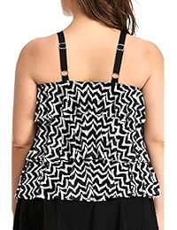 Bañador tipo tankini para dama, talla grande