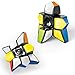 Ganowo Fidget Toy Floppy Cube, Brain Teasers Magic Puzzle Cubes Smart Toys for Boys Girls Smooth Cube Stickerless 1x3x3