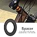 Bicycle Headset Spacer MTB Road Mountain Bike Stem Spacers Aluminum Alloy Bike Bicycle Handlebar Spacers Front Stem Fork Washerthumb 3